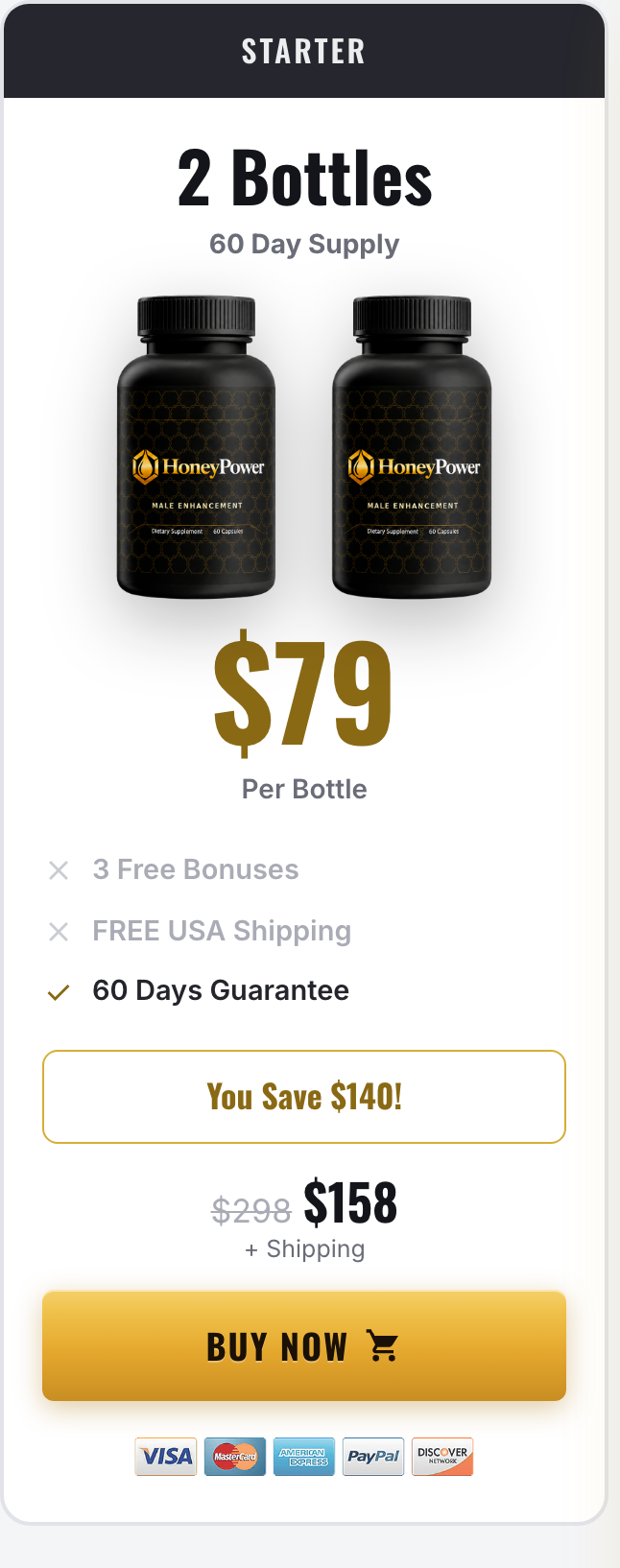 Honey Power 60 day supply